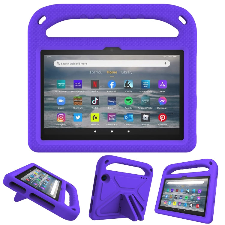 Maniglia Custodia per tablet antiurto in EVA con supporto a triangolo, For Amazon Fire 7 2022