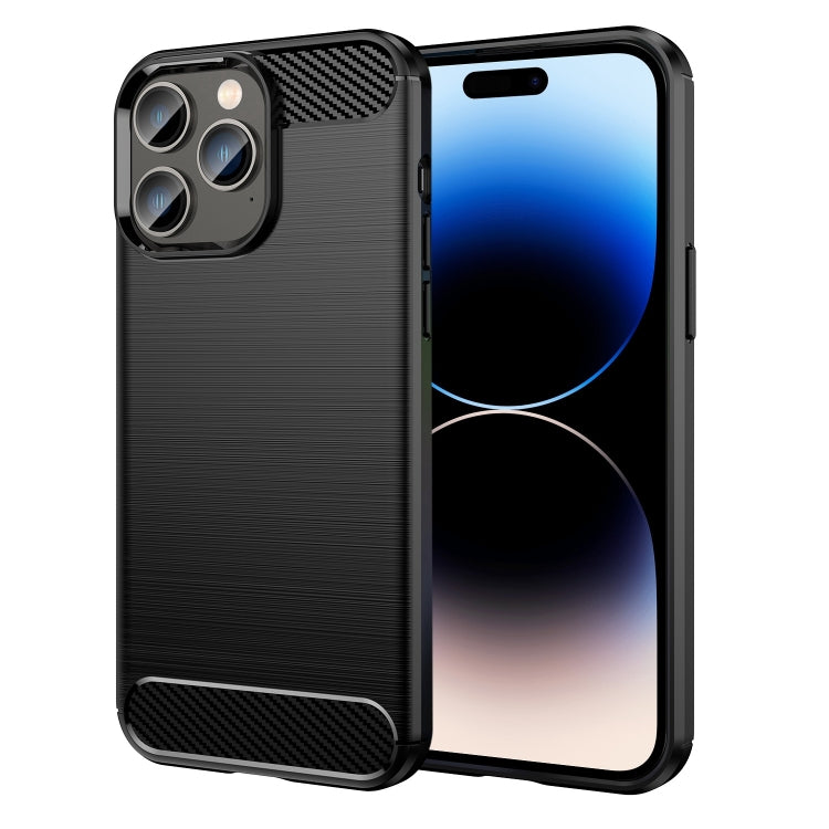 Custodia TPU fibra di carbonio per iPhone 14 Plus e Pro