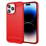 Custodia TPU fibra di carbonio per iPhone 14 Plus e Pro