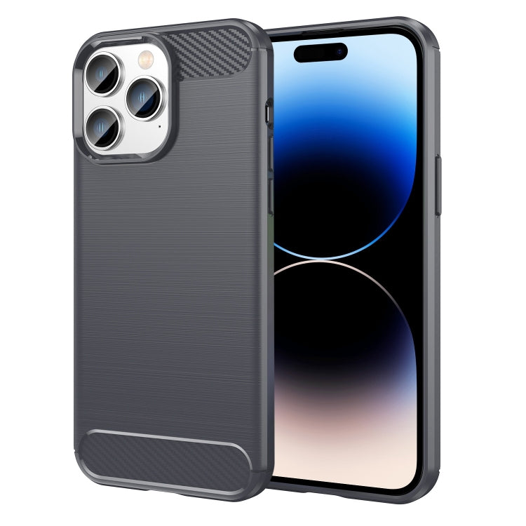 Custodia TPU fibra di carbonio per iPhone 14 Plus e Pro