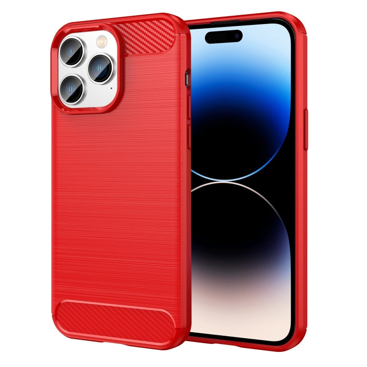 Custodia TPU fibra di carbonio per iPhone 14 Plus e Pro