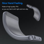 Custodia per telefono TPU in fibra di carbonio con trama spazzolata, For iPhone 14 Plus, For iPhone 14 Pro, For iPhone 14 Pro Max, For iPhone 14