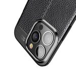 Custodia TPU con trama litchi per iPhone 14 Pro