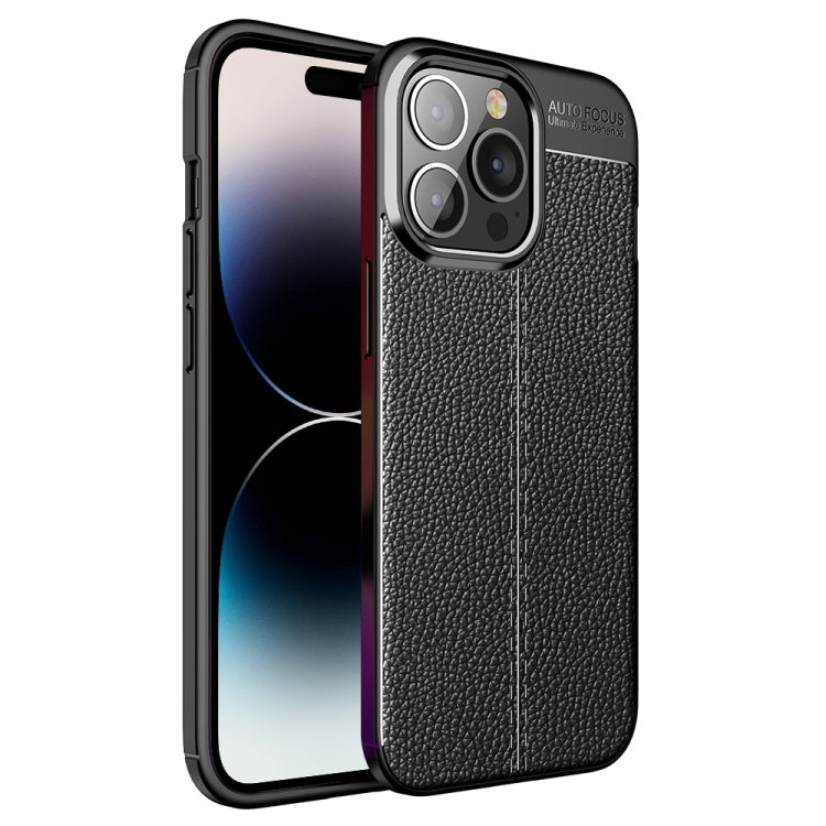 Custodia per cellulare in TPU con trama litchi, For iPhone 14 Pro, For iPhone 14 Pro Max, For iPhone 14, For iPhone 14 Plus