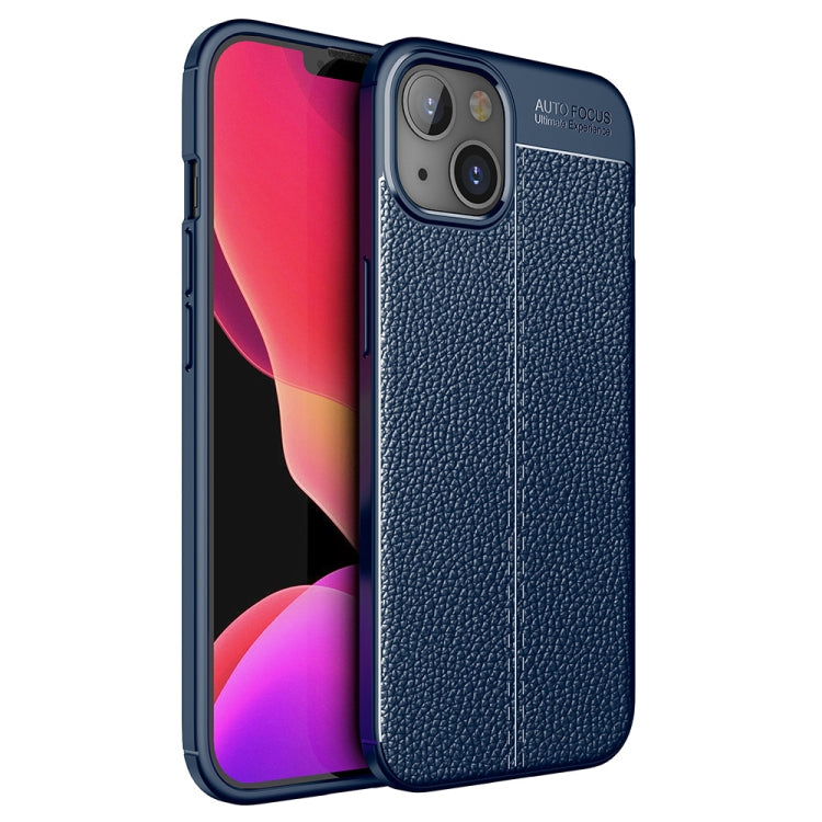 Custodia TPU con trama litchi per iPhone 14 Pro