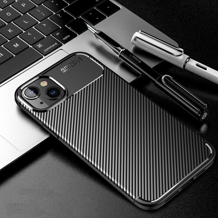 Custodia TPU con trama fibra di carbonio per iPhone 14 Pro