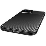 Custodia per cellulare in TPU con trama in fibra di carbonio, For iPhone 14 Pro, For iPhone 14 Pro Max, For iPhone 14, For iPhone 14 Plus