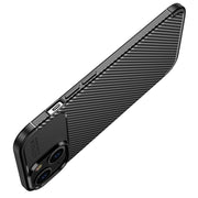 Custodia per cellulare in TPU con trama in fibra di carbonio, For iPhone 14 Pro, For iPhone 14 Pro Max, For iPhone 14, For iPhone 14 Plus