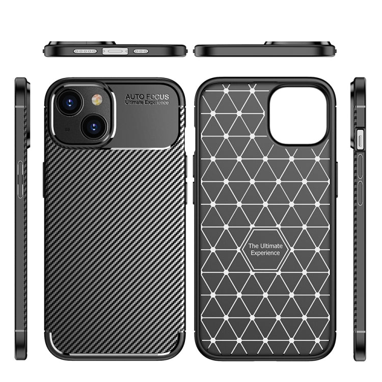 Custodia TPU con trama fibra di carbonio per iPhone 14 Pro