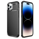 Custodia TPU con trama fibra di carbonio per iPhone 14 Pro