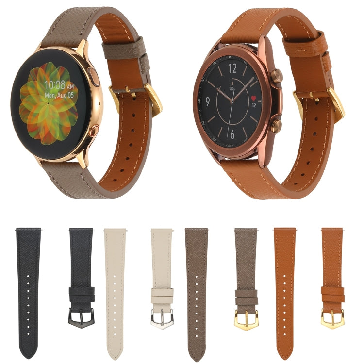 Cinturino in vera pelle, For Samsung Galaxy Watch4 20mm, For Huawei Watch GT 3 Pro 22mm