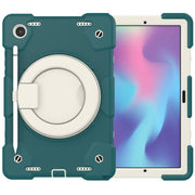 Custodia per tablet con protezione completa in silicone + PC con supporto e cinturino, For Samsung Galaxy Tab A8 10.5 2021, For iPad 10.2 2019/10.2 2020/10.2 2021