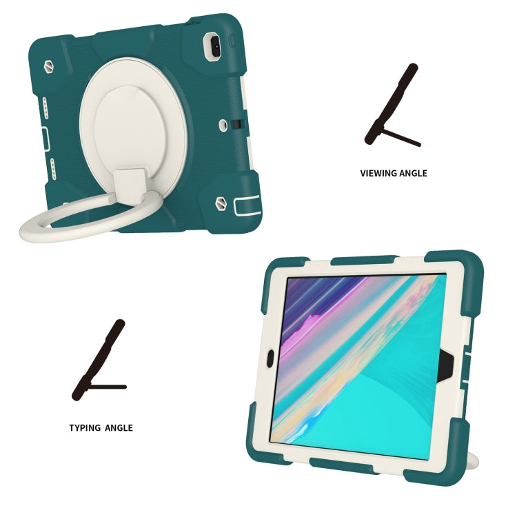 Custodia tablet in silicone e PC con supporto per iPad
