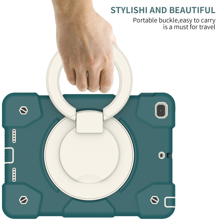 Custodia per tablet con protezione completa in silicone + PC con supporto e cinturino, For iPad 9.7 2018, For iPad Pro 11 2020/Pro 11 2018/Air 2020/Air 2022