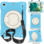 Custodia tablet in silicone e PC con supporto per iPad