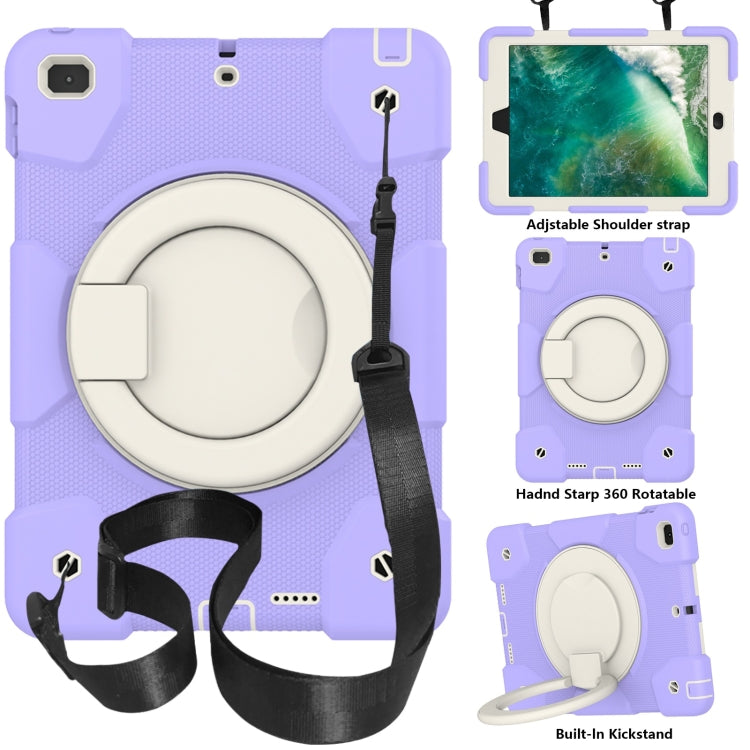 Custodia per tablet con protezione completa in silicone + PC con supporto e cinturino, For iPad 9.7 2018, For iPad Pro 11 2020/Pro 11 2018/Air 2020/Air 2022