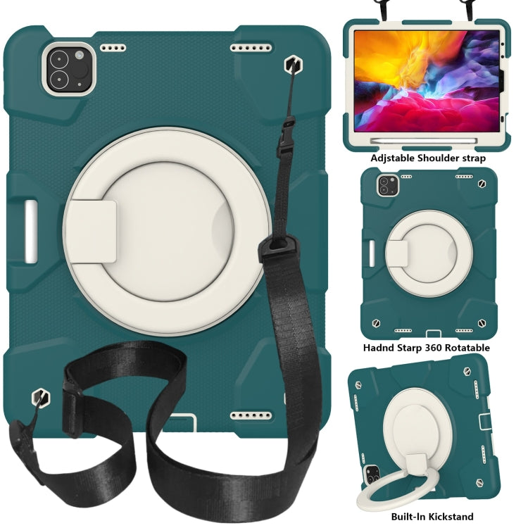 Custodia tablet in silicone e PC con supporto per iPad