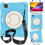Custodia tablet in silicone e PC con supporto per iPad