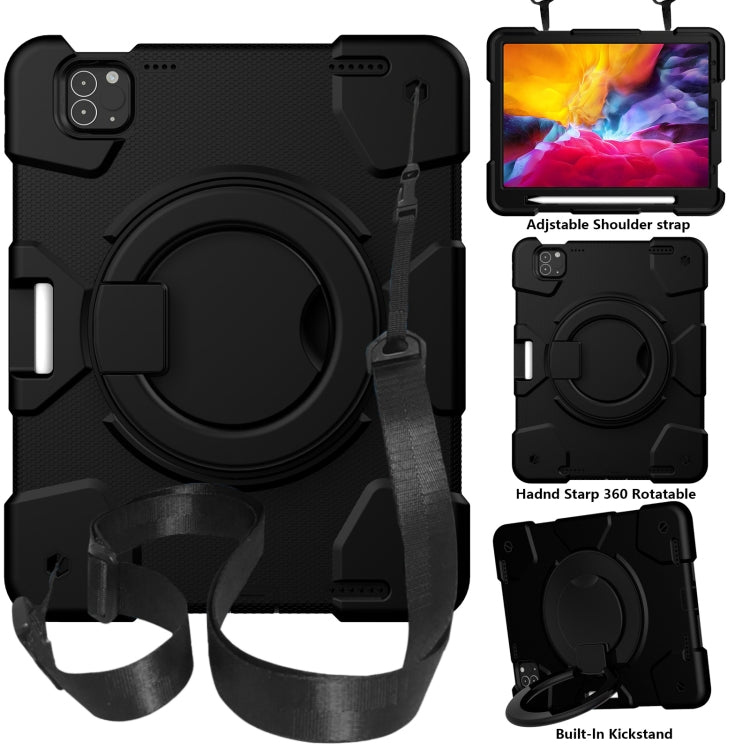 Custodia tablet in silicone e PC con supporto per iPad