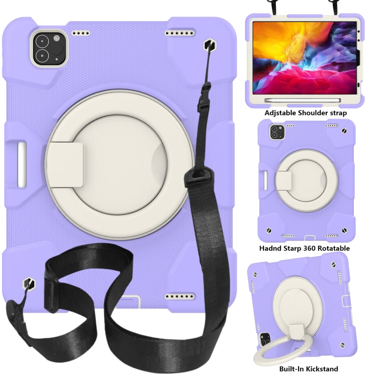 Custodia tablet in silicone e PC con supporto per iPad
