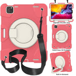 Custodia tablet in silicone e PC con supporto per iPad