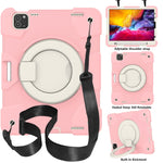 Custodia tablet in silicone e PC con supporto per iPad
