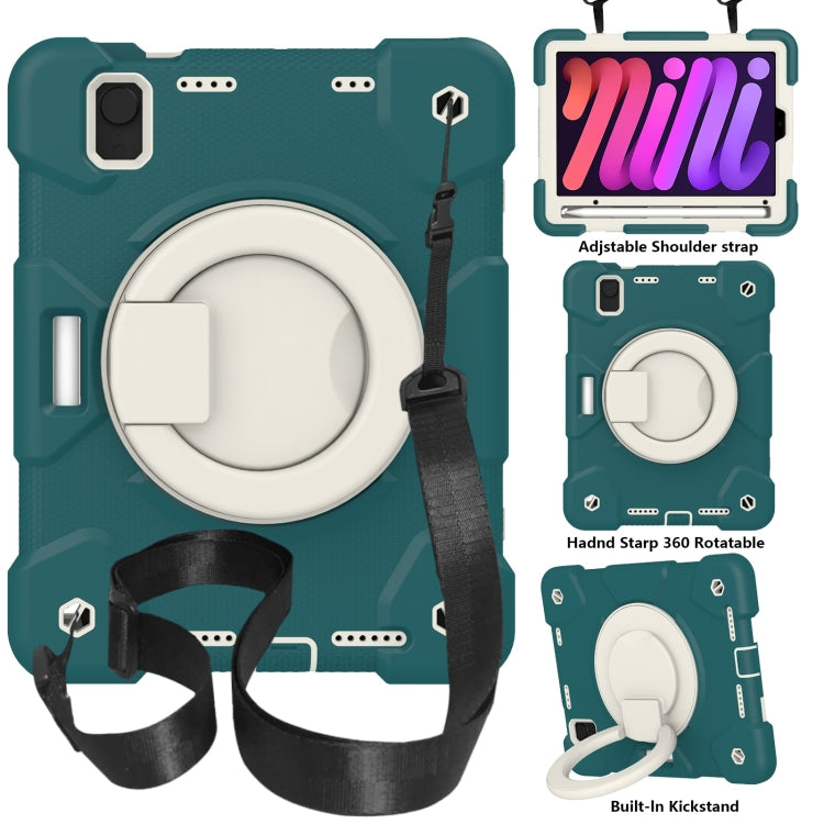 Custodia per tablet con protezione completa in silicone + PC con supporto e cinturino, For iPad mini 2021, For iPad mini 4 2015/mini 2019, For Samsung Galaxy Tab A 8.0 2019