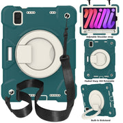 Custodia per tablet con protezione completa in silicone + PC con supporto e cinturino, For iPad mini 2021, For iPad mini 4 2015/mini 2019, For Samsung Galaxy Tab A 8.0 2019