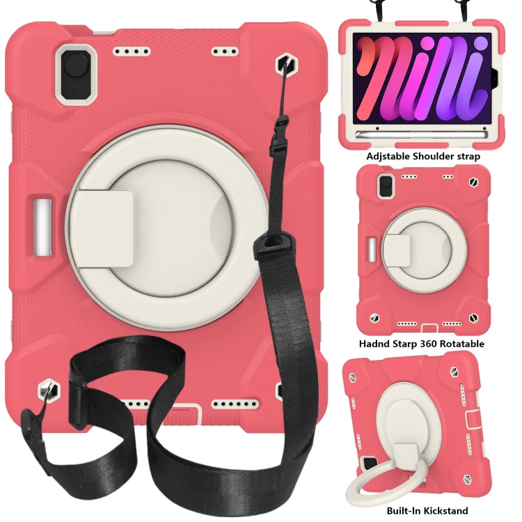 Custodia per tablet con protezione completa in silicone + PC con supporto e cinturino, For iPad mini 2021, For iPad mini 4 2015/mini 2019, For Samsung Galaxy Tab A 8.0 2019