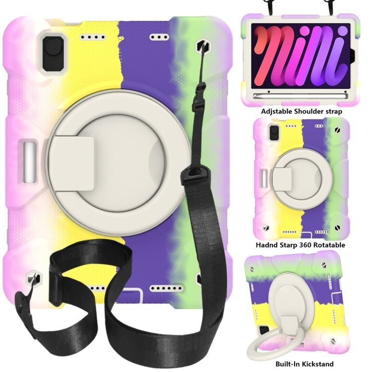 Custodia per tablet con protezione completa in silicone + PC con supporto e cinturino, For iPad mini 2021, For iPad mini 4 2015/mini 2019, For Samsung Galaxy Tab A 8.0 2019