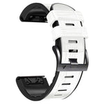 Cinturino per orologio in pelle di silicone con trama di coccodrillo, For Garmin Fenix 7/6 Pro/5 Plus 22mm, For Garmin Fenix 7X/6X Pro/Tactix 7 26mm