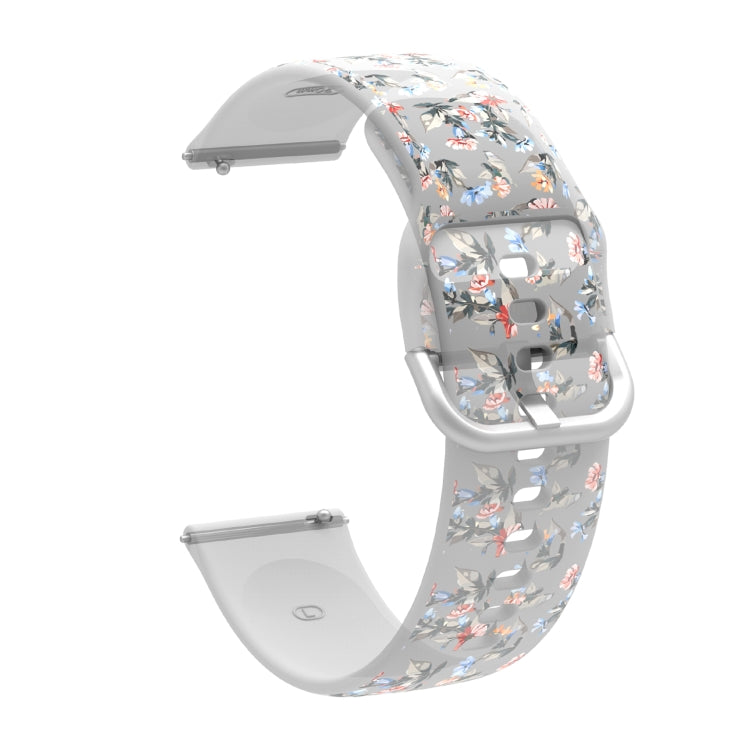 Cinturino in silicone TPU stampato trasparente, For Samsung Galaxy Watch4 20mm, For Huawei Watch GT 3 Pro 22mm