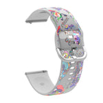 Cinturino in silicone TPU stampato trasparente, For Samsung Galaxy Watch4 20mm, For Huawei Watch GT 3 Pro 22mm