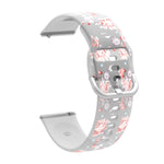 Cinturino in silicone TPU stampato trasparente, For Samsung Galaxy Watch4 20mm, For Huawei Watch GT 3 Pro 22mm
