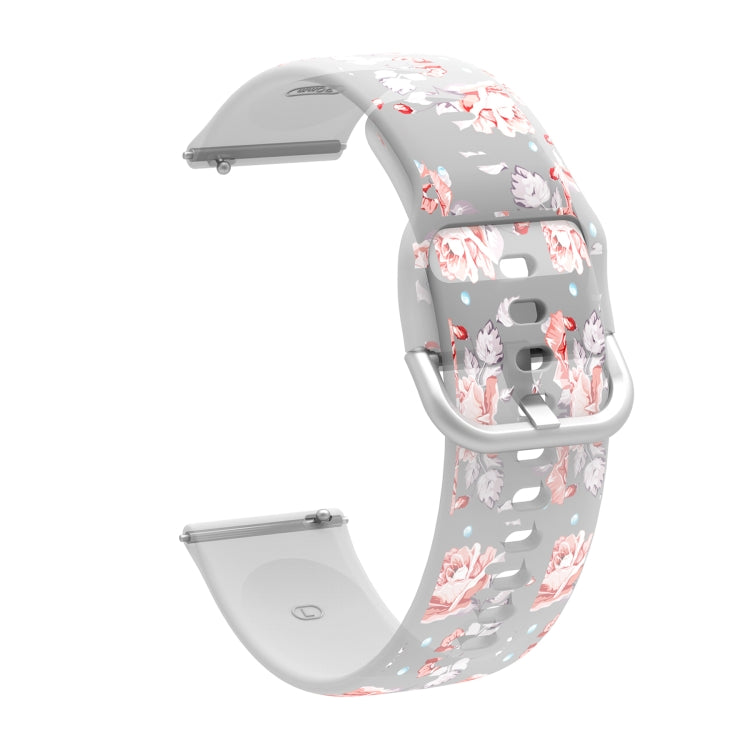Cinturino in silicone TPU stampato trasparente, For Samsung Galaxy Watch4 20mm, For Huawei Watch GT 3 Pro 22mm