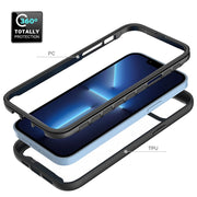 Custodia per PC + TPU tinta unita cielo stellato, For iPhone 14 Plus, For iPhone 14, For iPhone 14 Pro, For iPhone 14 Pro Max