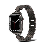 Cinturino in metallo rombo a forma di D per la serie Apple Watch, 7 41mm / 6&SE&5&4 40mm / 3&2&1 38mm, 7 45mm / 6&SE&5&4 44mm / 3&2&1 42mm