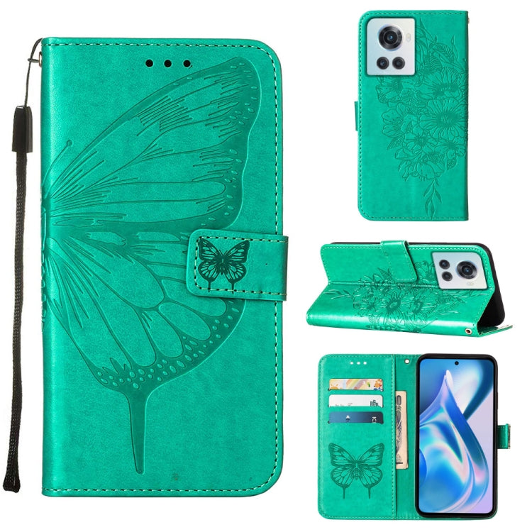 Custodia per telefono in pelle con farfalla goffrata, For OnePlus Nord 2T 5G, For OnePlus Nord CE 2 Lite 5G, For OnePlus Ace 5G