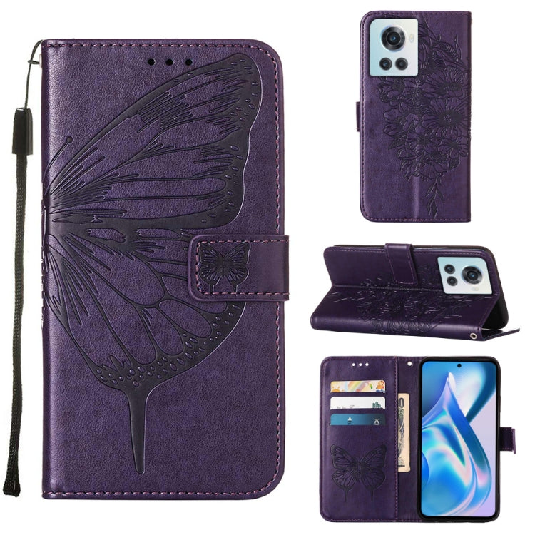 Custodia per telefono in pelle con farfalla goffrata, For OnePlus Nord 2T 5G, For OnePlus Nord CE 2 Lite 5G, For OnePlus Ace 5G