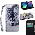 Custodia portafoglio in pelle con slot carte per iPhone 14 Plus