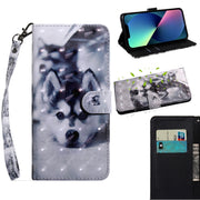 Custodia per telefono in pelle con disegno colorato con motivo a pittura 3D, For iPhone 14 Plus, For iPhone 14