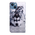 Custodia portafoglio in pelle con slot carte per iPhone 14 Plus