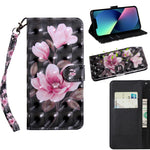 Custodia portafoglio in pelle con slot carte per iPhone 14 Plus