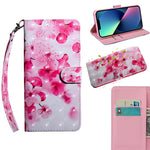 Custodia portafoglio in pelle con slot carte per iPhone 14 Plus