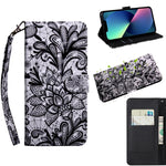 Custodia portafoglio in pelle con slot carte per iPhone 14 Plus