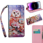 Custodia portafoglio in pelle per iPhone 14 Pro e 14 Pro Max