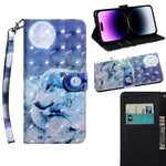 Custodia portafoglio in pelle per iPhone 14 Pro e 14 Pro Max