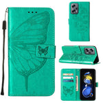 Custodia per telefono in pelle con farfalla goffrata, For Xiaomi 12 Lite, For Xiaomi Redmi Note 11T Pro, For Xiaomi Poco M4 5G