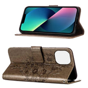 Custodia per telefono in pelle con farfalla goffrata, For iPhone 14, For iPhone 14 Plus, For iPhone 14 Pro