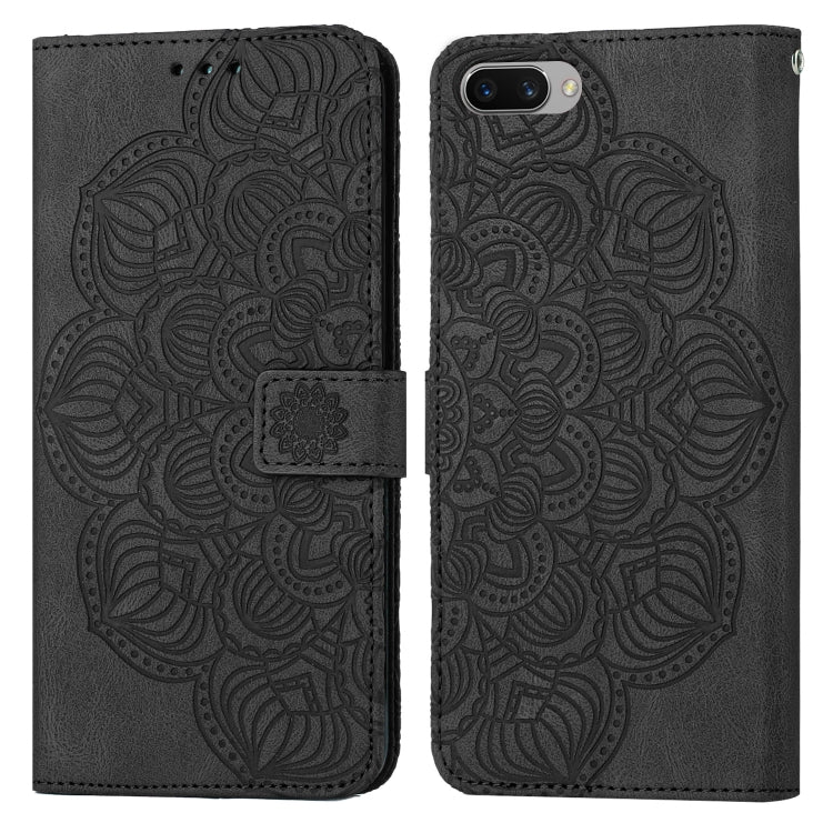 Custodia per cellulare in pelle flip goffrata con mandala, For OPPO A3s / A5 / Realme C1, For OPPO A7 / A5s, For OPPO A9 2020, For OPPO A15